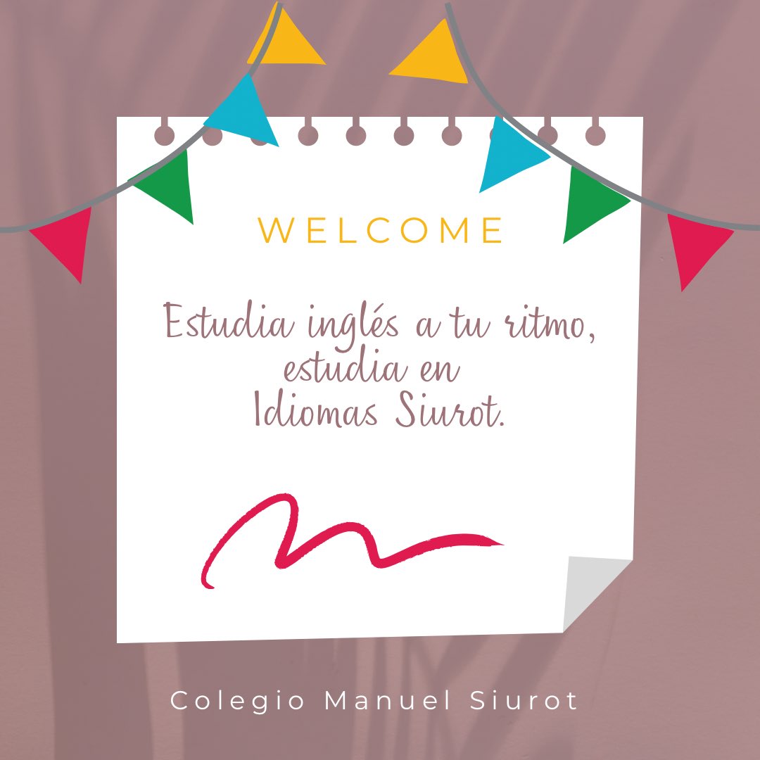 ✏️Damos la bienvenida 🤗 a todo el #alumnado y #profesorado de <a href="/IdiomasSiurot/">Idiomas Siurot - Málaga</a> en su #primer día de #clase 😉👍🏼

✏️ Os deseamos un gran #curso 🇬🇧 lleno de #exitos y #buenos momentos‼️

#welcomeonboard #englishlearning #cambrigde