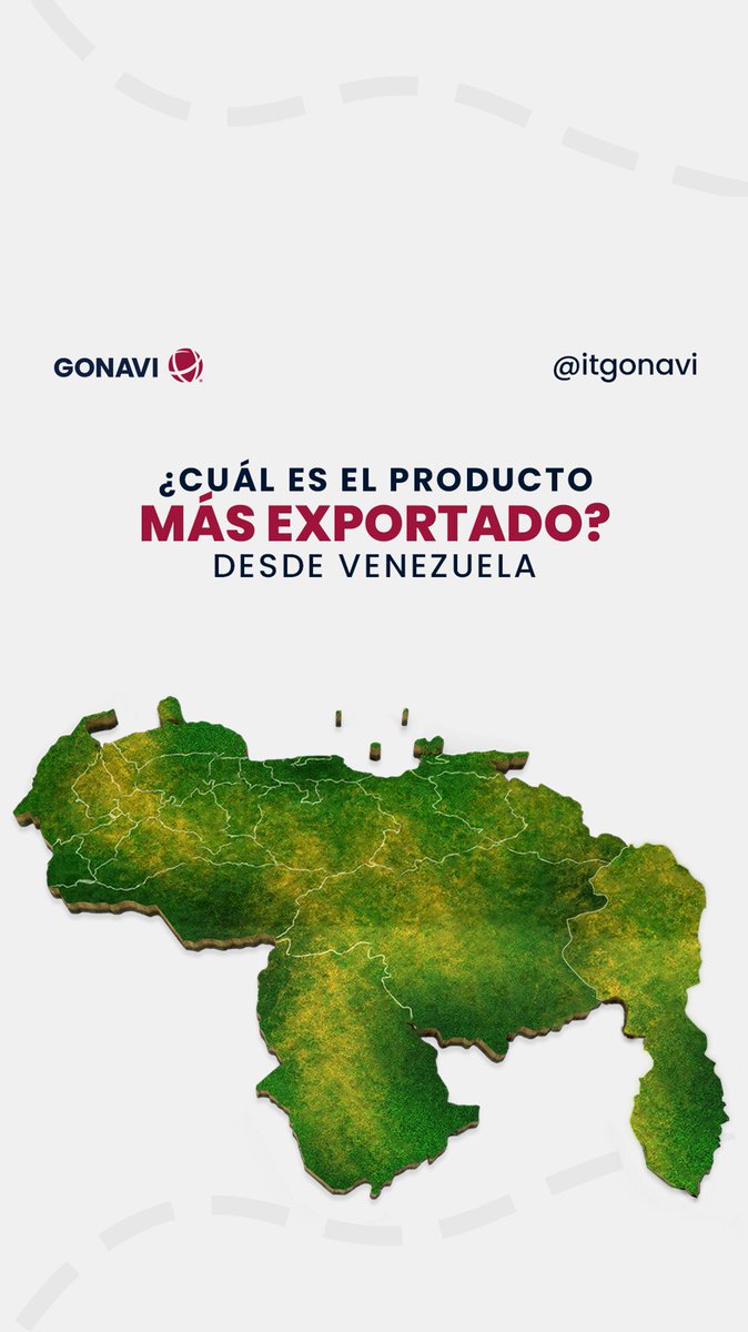 itgonavi's tweet photo. #14Sep | ¿Lograste adivinar el producto? 🤔

Pese a que exportamos gran variedad de productos y minerales, el petróleo es uno de los recursos más exportados en nuestro país. 🇻🇪

#somosgonavi #petroleo #OPEC #Venezuela #Parati https://t.co/5QSOW7z81g