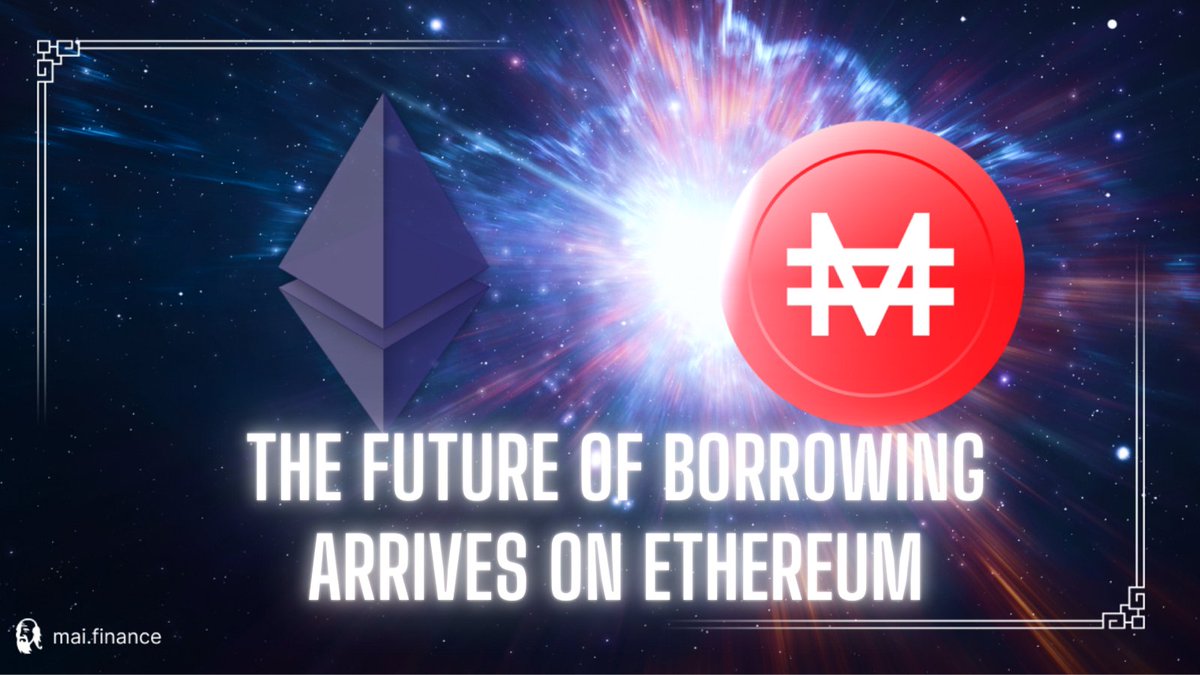 👣A journey of 1000 miles begins with a single step...

🚀+70 collaterals and +20 chains after its launch, <a href="/QiDaoProtocol/">QiDao</a> now hits a long-time sought milestone and starts a new journey on #Ethereum!

💰Borrow NOW $MAI at 0% interest on #Ethereum at mai.finance👈

1/2