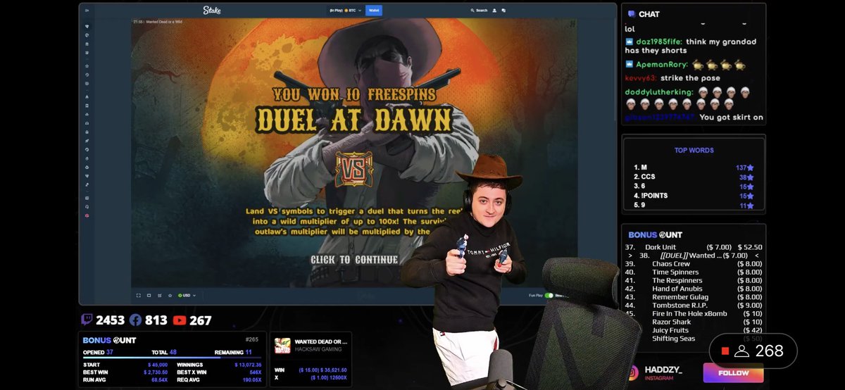 MoneyLineSlots's tweet photo. He’s some streamer 😂!

Who the  fucks ready 😂😂 🤠 

@Haddzy_ https://t.co/7OIqriVhu7