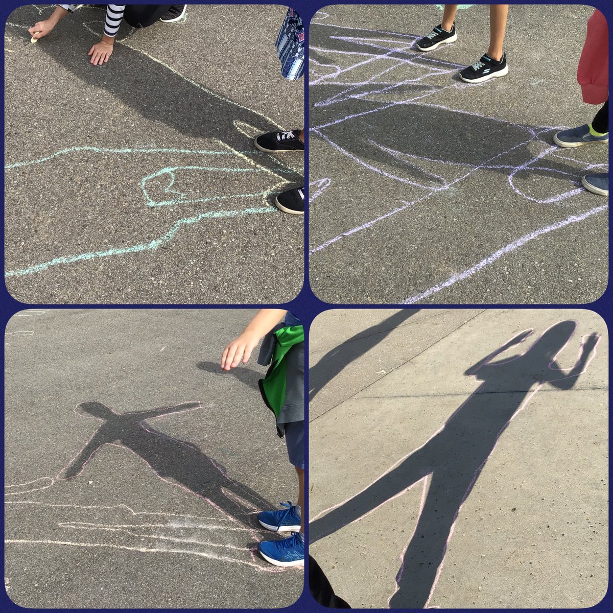 class4hm's tweet photo. Friday was a great day to explore shadows! How does the location of the sun affect the shadows? #whfelementary #eipsteaches https://t.co/SlMF5v6RIm