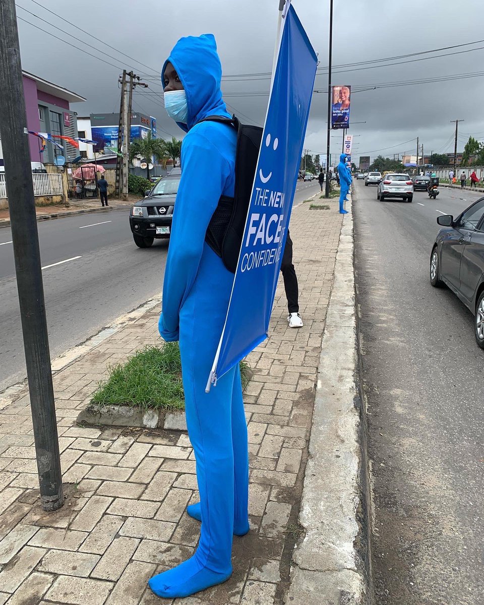 SanlamNigeria's tweet photo. Did you see the Men in Blue in your area today?
Watch out for them again tomorrow and stand a chance to win airtime when you take a picture with them.
Check our previous post for more details.
#FBNInsurance
#Insurance
#MenInBlue
#ConfidenceIs https://t.co/tdnPretwQN