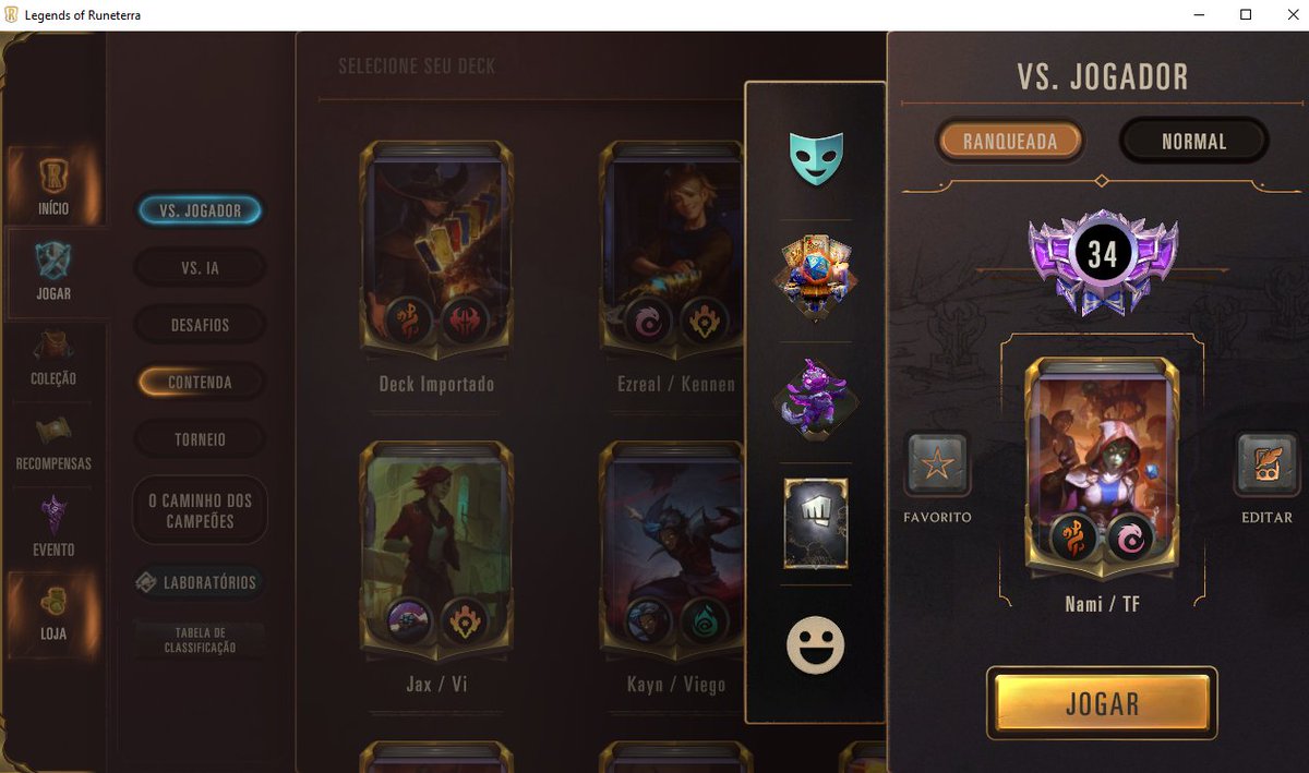 Desde que começou o LoR nunca tive o impeto nem corri atrás de pegar o mestre. Nesta season, voltei a gostar de jogar rankeada, e com um começo no ferro IV, atingi o mestre hoje, em 19 dias de jogo. 😄