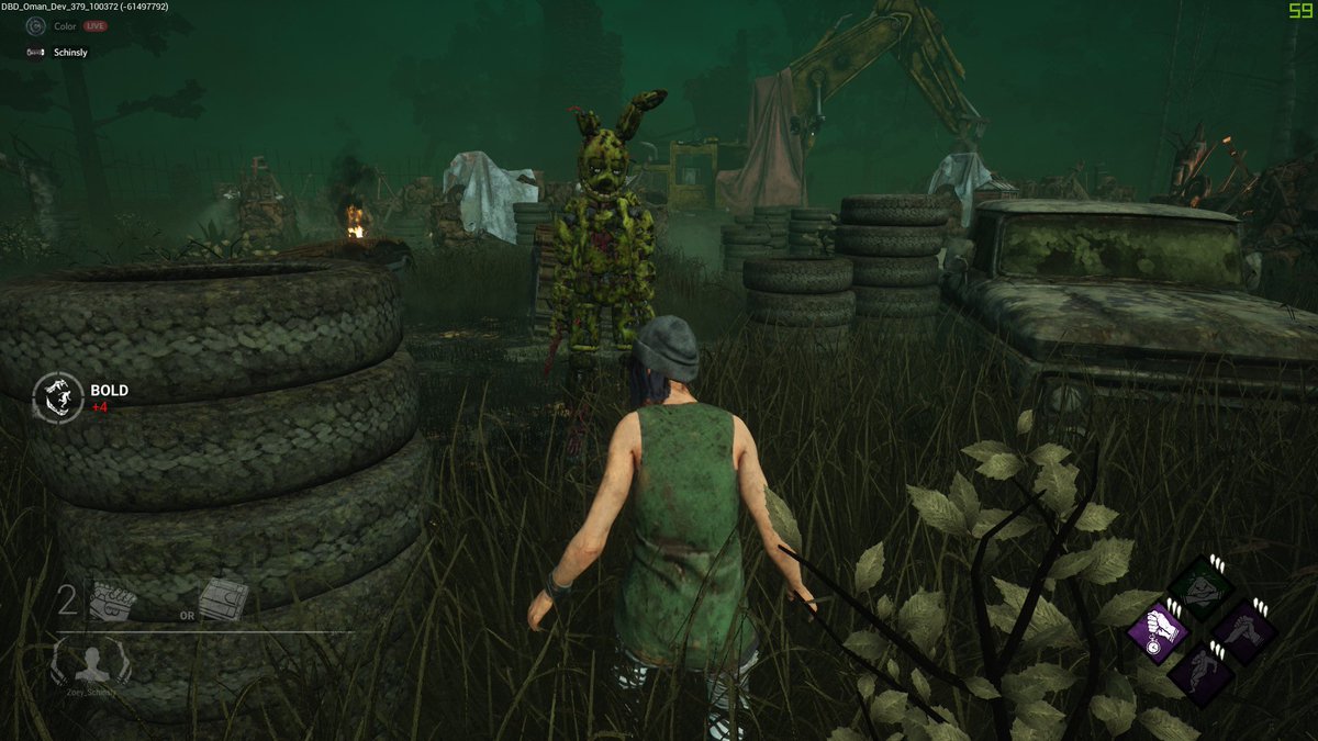 DbdRumours's tweet photo. #leaks on a dbd developers stream he was playing a game with another developer and did the realize that he was playing the unreleased fnaf killer, bhvr will not be happy with this one but have fun with this glimpse. #dbdleaks #datamine #DeadbyDaylgiht #DeadbyDaylight #fnafrule34 https://t.co/jGX4T5HXkU