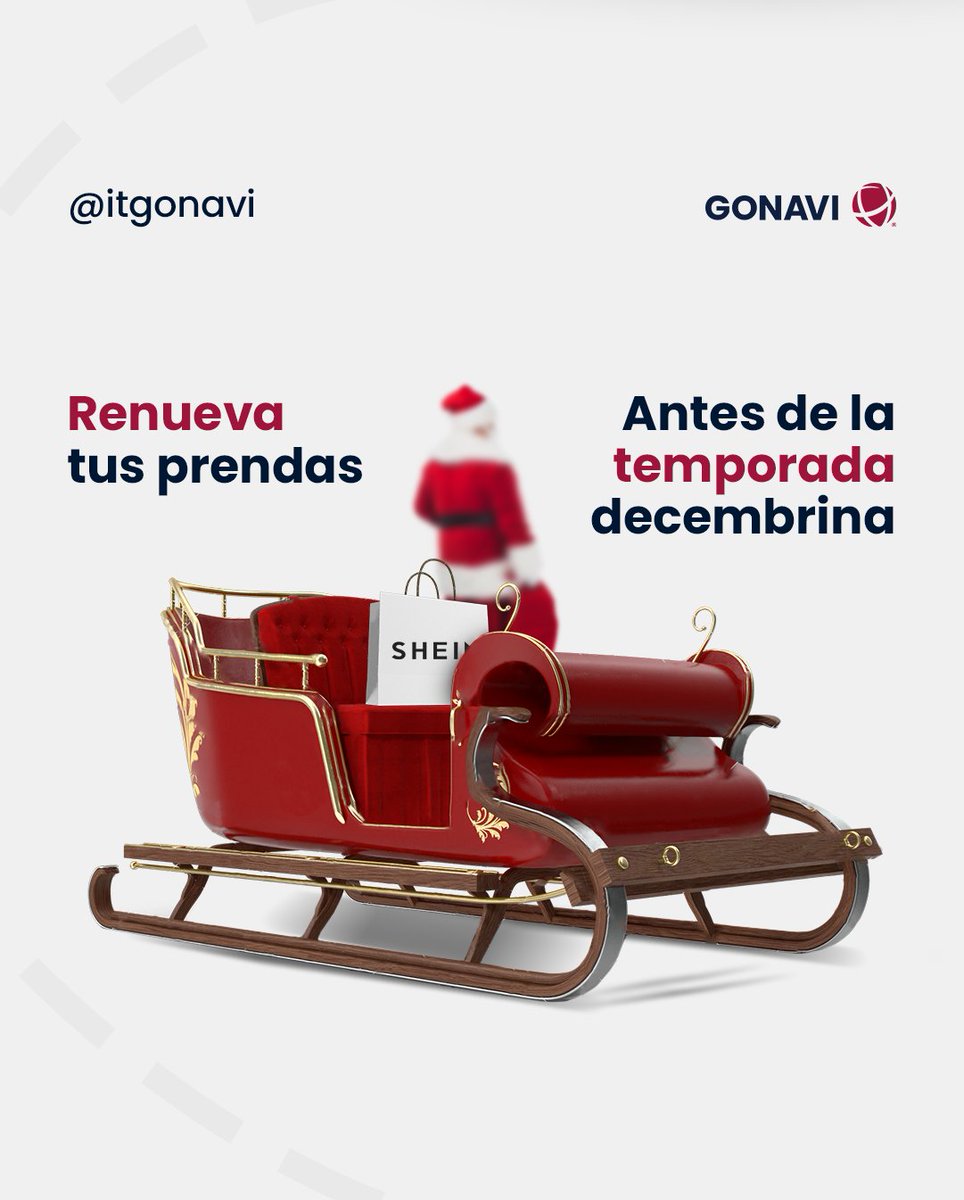 itgonavi's tweet photo. #16Sep | ¡Cambia de look! Haz tus compras en línea para la época navideña. 🎁

Tus necesidades son nuestra prioridad, dirígete a nuestros proveedores para adquirir tus productos de forma rápida y sencilla. 💪

¡Para mayor info contáctanos!

#SHEIN #Shopping #Venezuela #Navidad https://t.co/xFfRjKLKIu
