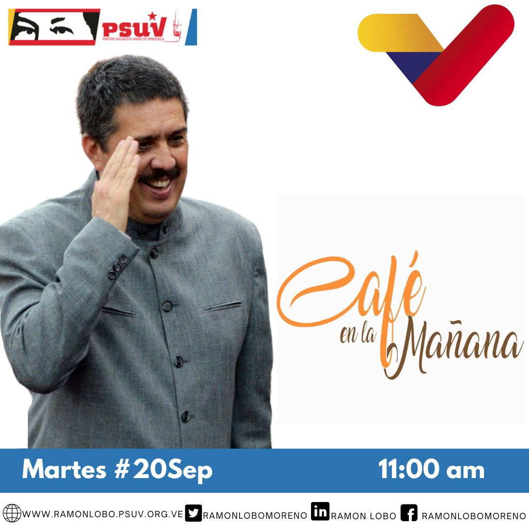 Este vmartes #20Sep estaremos a las 11:00 am en @vtv_canal8 conversando en <a href="/cafenlamanana/">Café en la Mañana</a> sobre diversos temas de la Economía Nacional.