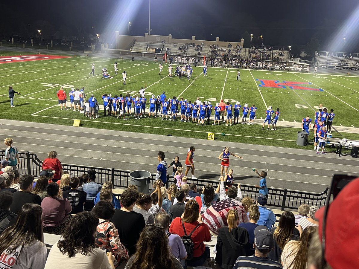 Some of our faculty and staff were able to attend the Kokomo High School Wildcats' game against Marion this past Friday! Check out these photos of the Wildcat cheerleaders handing out Ivy Tech footballs and t-shirts to the crowd! #FridayNightLights #IvyTechKokomo