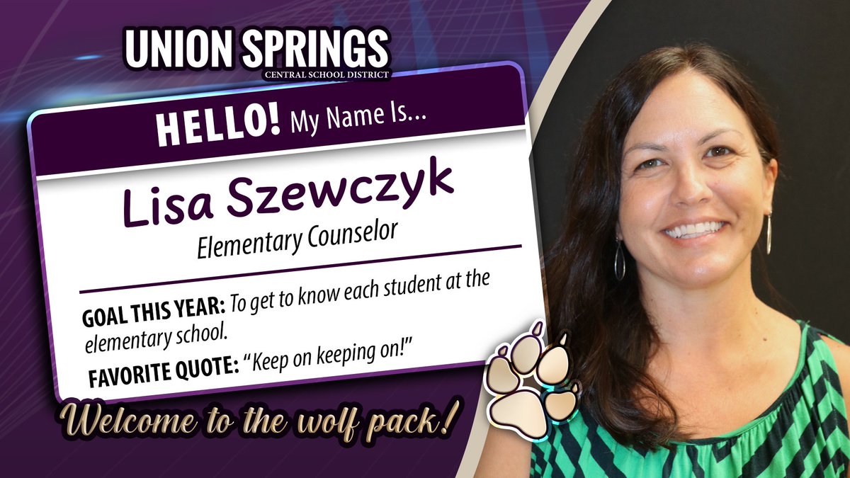 UnionSpringsCSD's tweet photo. Get to know our new staff!! #NewWolves #WolfPack https://t.co/0lrJRX8zTf