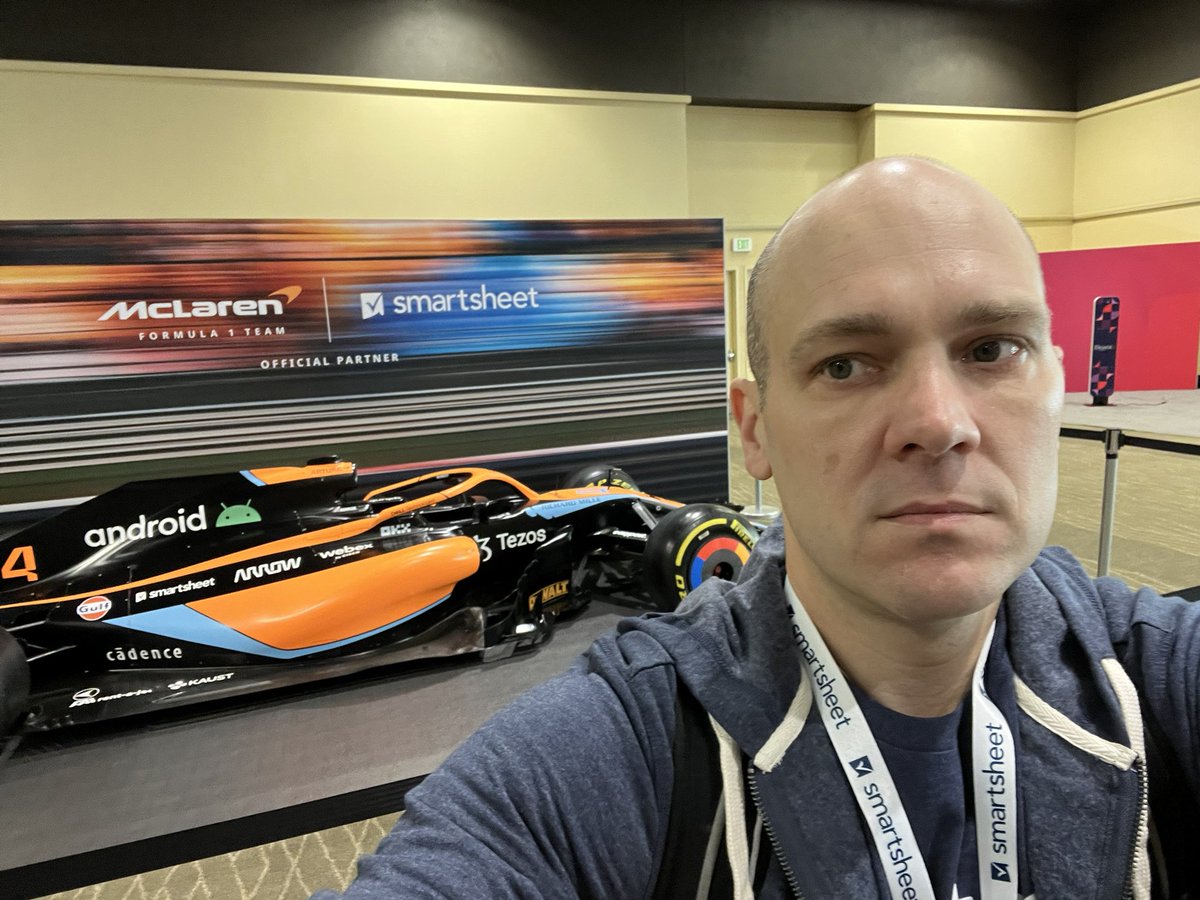 jbbrown's tweet photo. Working @Smartsheet gives you access to the fastest company car in the world. #SmartsheetENGAGE https://t.co/ETeftljGYt