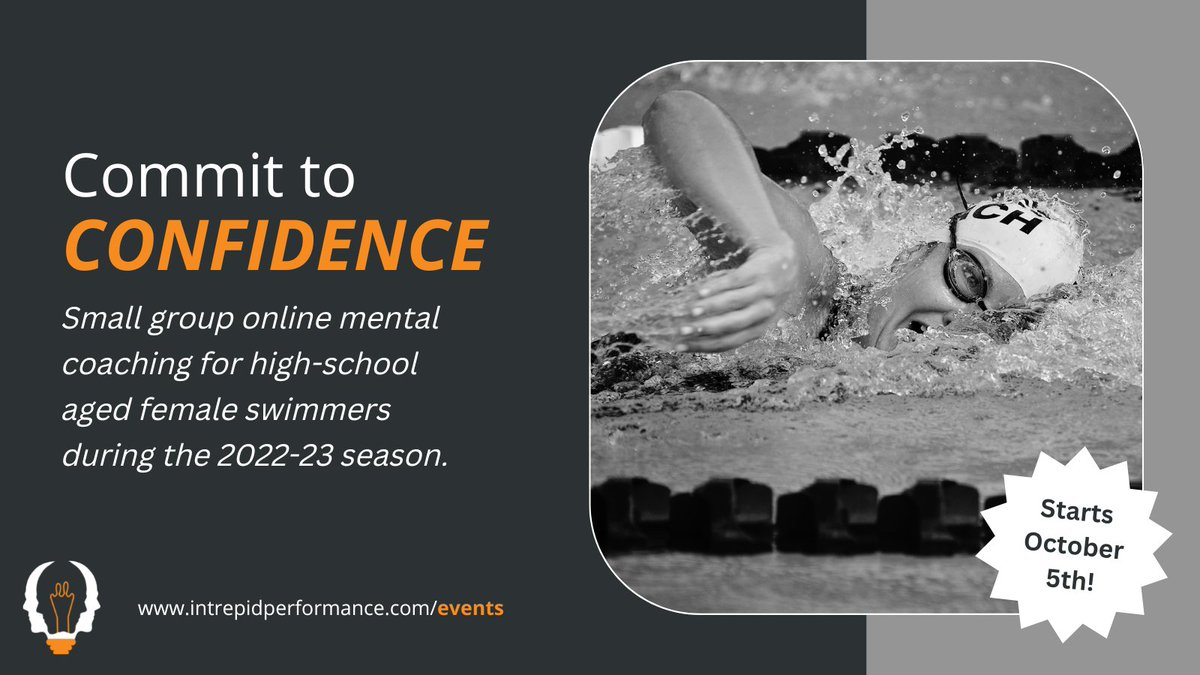 intrepidperf's tweet photo. Starting soon, we're excited to welcome swimmers into our online Commit to Confidence group! If your daughter works hard in practice but feels nervous at meets, overthinks, or can't let bad races go, we'd love to have them join us!

Learn more and sign up: https://t.co/rV8Wie9iEX https://t.co/guiyxSapvM