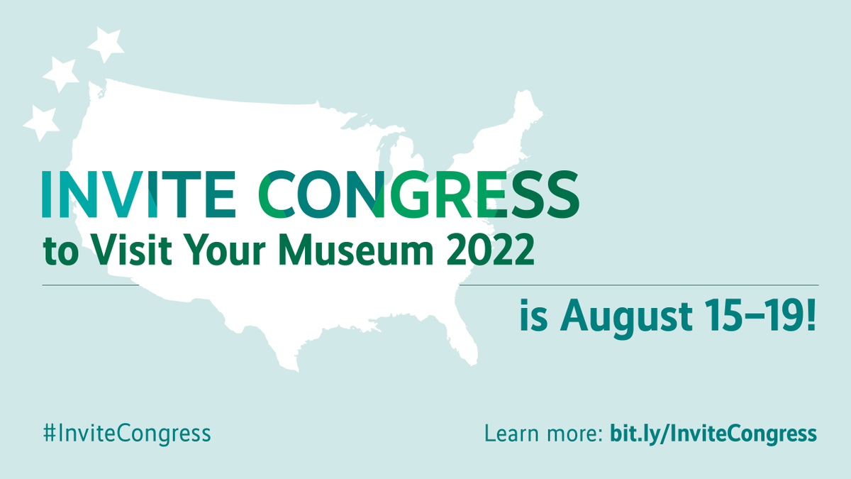 AAMers's tweet photo. With Congress back in session, let your legislators know about the powerful work being done by museums and museum professionals. 

Our #InviteCongress to Visit Your Museum How-To Guide includes step-by-step instructions on making a case for museums.
https://t.co/zvyP1XW5U9 https://t.co/AMIBrb1UeN