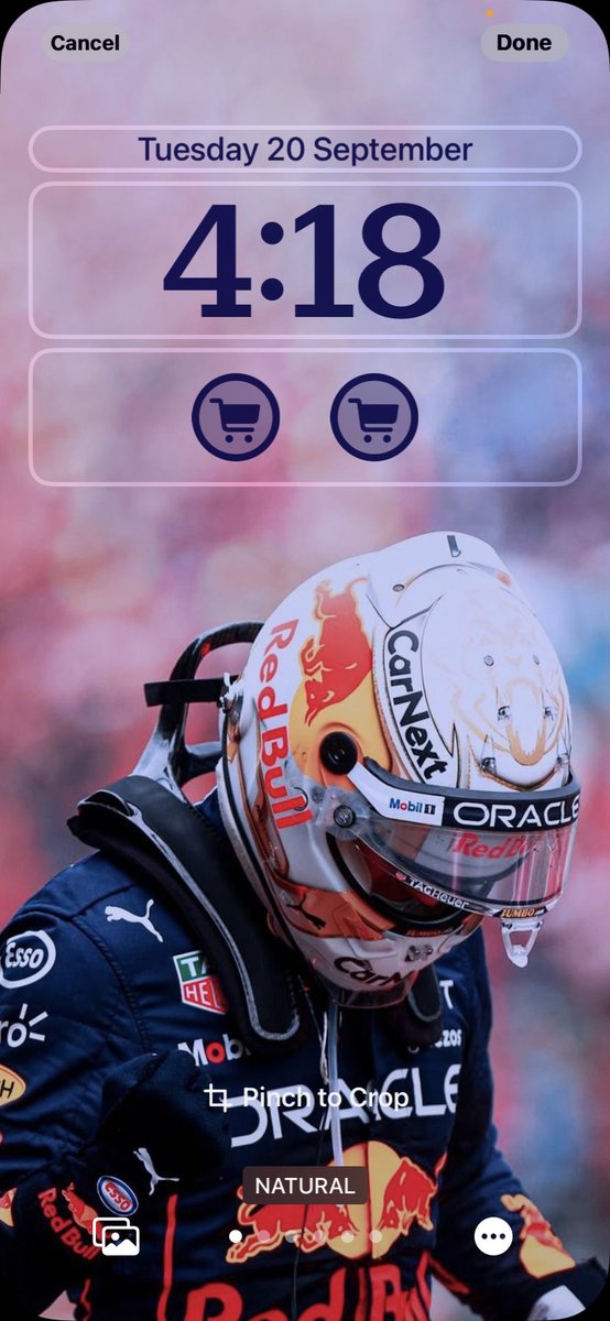 brynniscracked's tweet photo. @FormulifyApp Does the preferred driver and constructor widgets locked behind premium? If it isn’t what can I do to fix this cart imagine for when I select the widget https://t.co/RywextjVh7