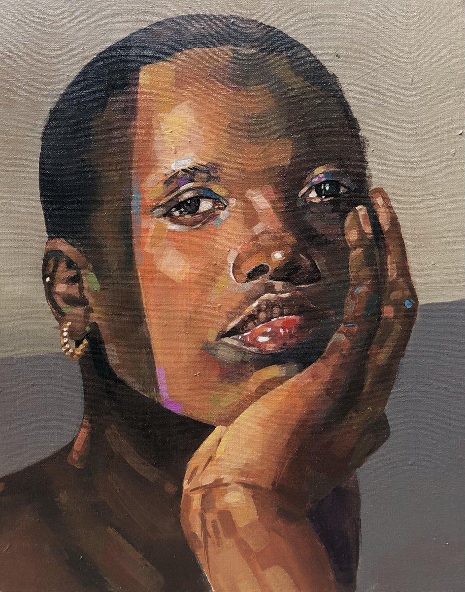 2020VisionDig's tweet photo. @josuepierrem is a Rwanda-born full-time practicing artist. He expresses his delight in telling stories about dissimilar cultures and beauty. Also, most of his paintings celebrate the advance of women and a carefree new generation of Africa. Learn more! https://t.co/F9TRiYhcLm https://t.co/H1XdROHVMu