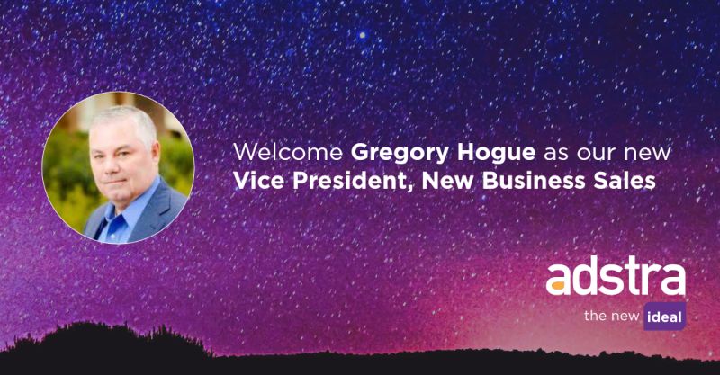 adstradata's tweet photo. Adstra is proud to welcome Gregory Hogue as its new Vice President, New Business Sales. Greg is an accomplished and results-driven top sales and business executive with a strong background in strategic planning and sales, account management and more. https://t.co/AxDmNhtHq0