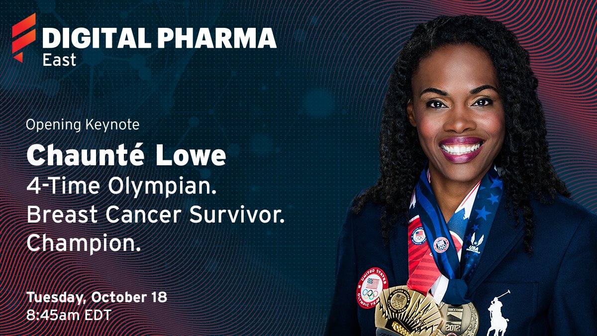 We are honored to welcome @chauntelowe as our new opening keynote for #DPEast! ✨Register today and be inspired by a 4-Time #Olympian, Breast #CancerSurvivor, and Champion. Register at bit.ly/3Oy8Xh9 for your ticket! 🎟️