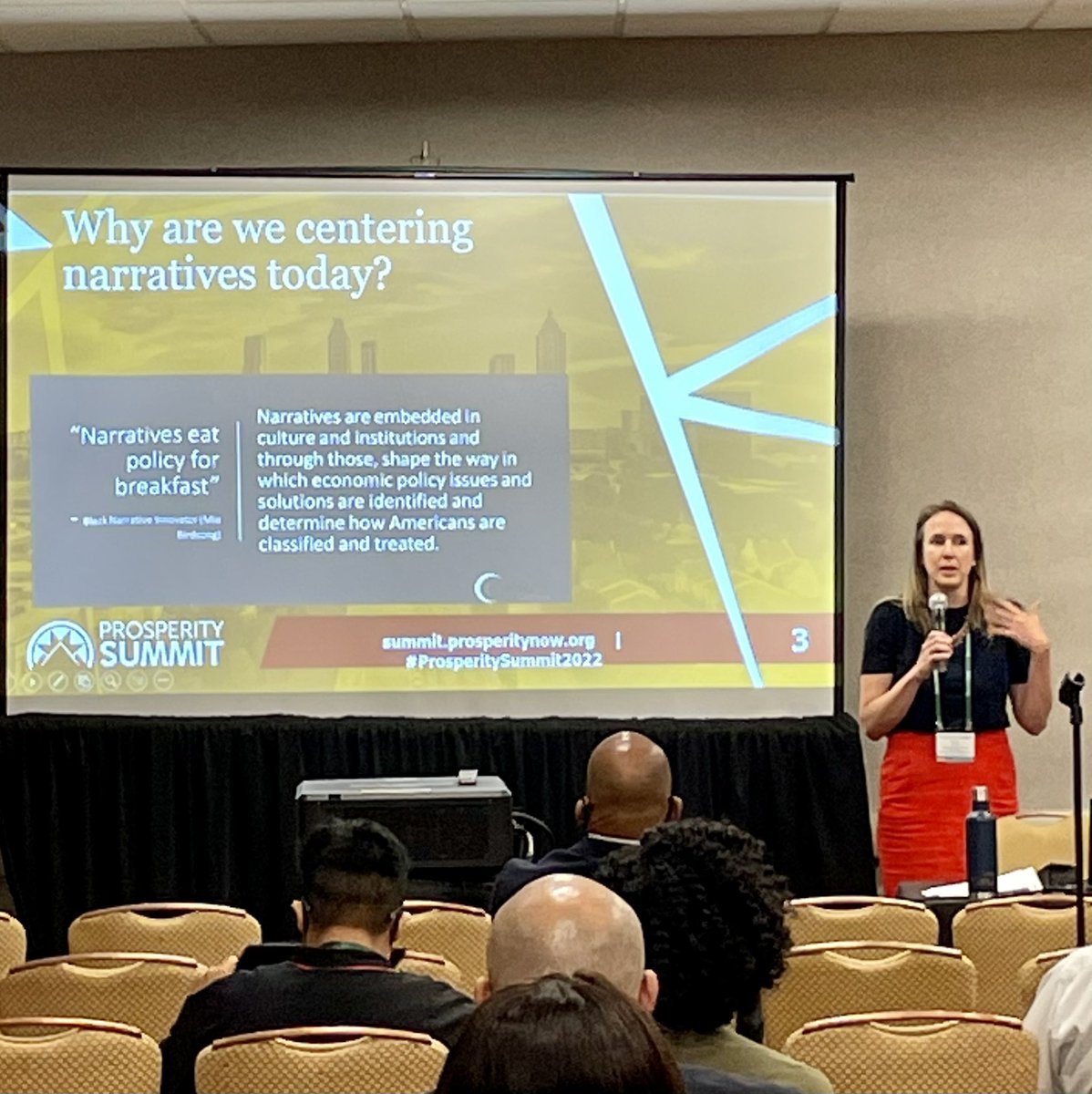 TPAInnovate's tweet photo. TPA Alumni @aratkins is changing the narrative on financial security  #ProsperitySummit2022 https://t.co/De8DDUAcoQ