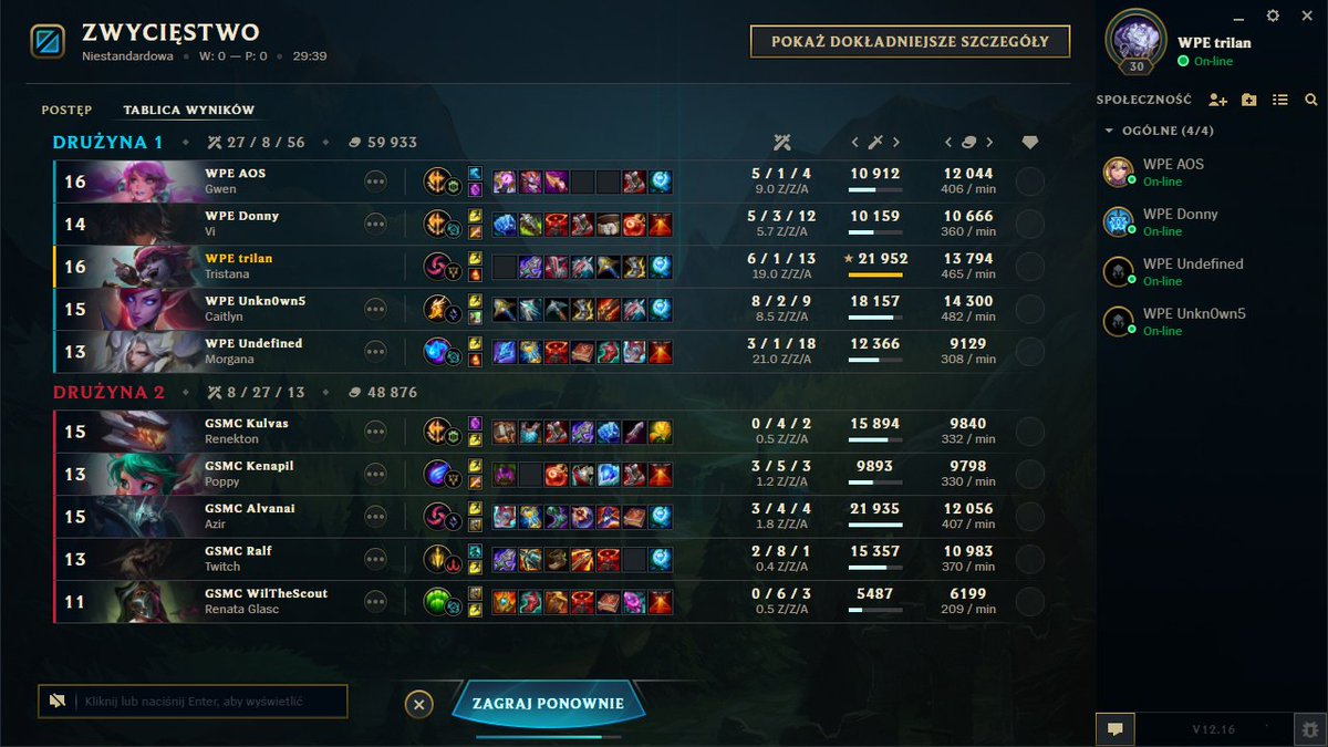 Tbh the easiest bo5 in my life lol, GG to my wild (panthers) boys <a href="/Unkn0wn5_lol/">Unkn0wn</a> <a href="/UndefinedEU/">Undefined</a> <a href="/AOS_EUW/">AOS</a> <a href="/lol_Donny1/">Donny1</a> @BKarv_LoL