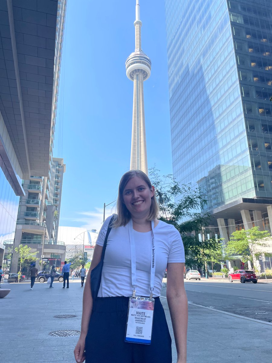 maitevdm's tweet photo. Ready for my first international conference in Toronto!! 😃 #IASP22 https://t.co/mJiGJCn7Wb