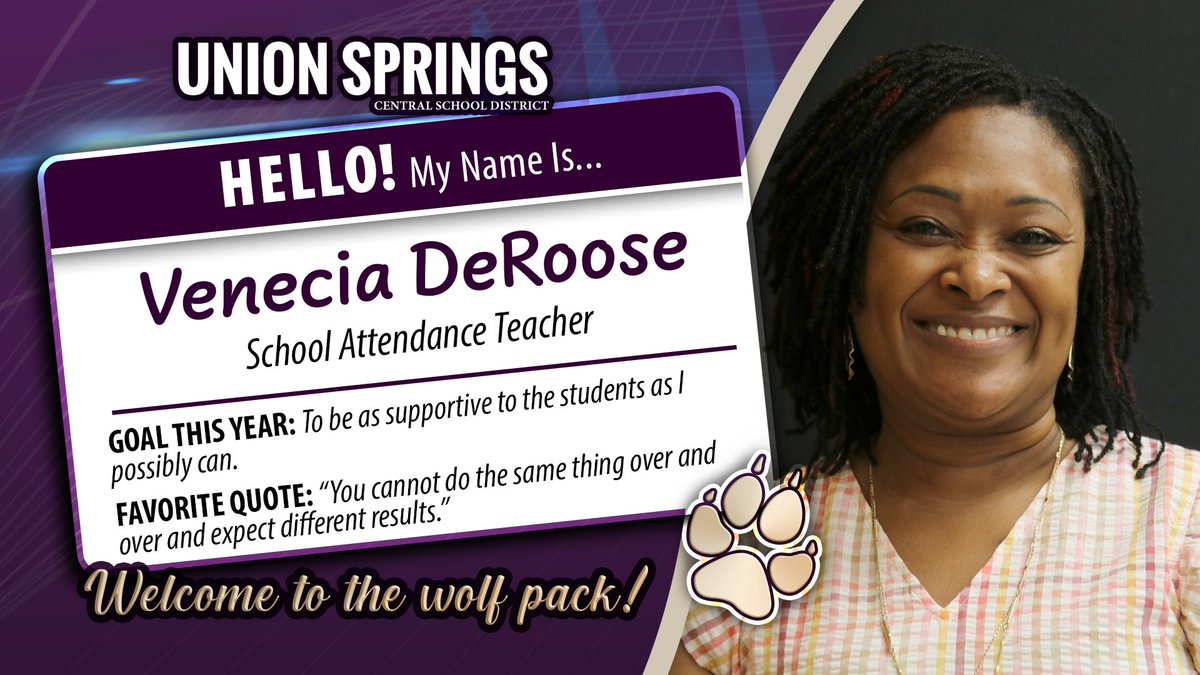 UnionSpringsCSD's tweet photo. Get to know our new staff!! #NewWolves #WolfPack https://t.co/Rie9zjtIVr