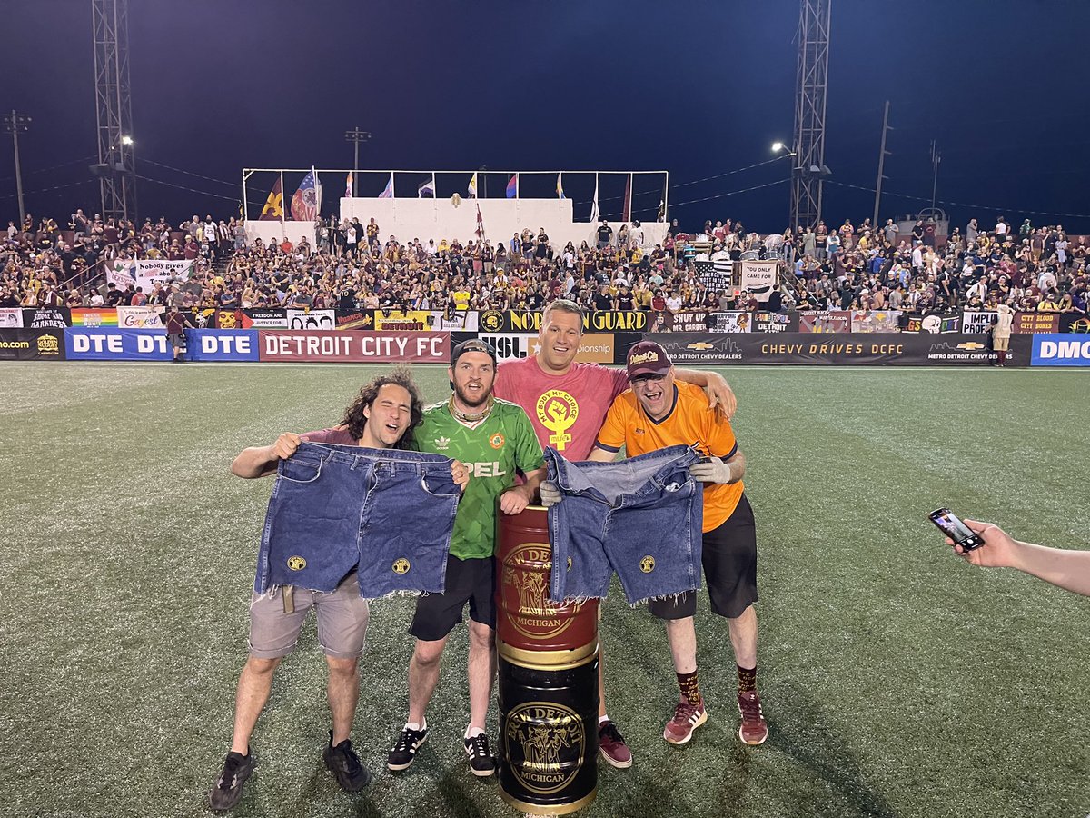 DetroitBrew's tweet photo. For Saturday’s match, we would like four women contestants for the keg roll at halftime. Comment on this thread, “count me in” if you’d like to be considered. https://t.co/HOw6oJnkSO