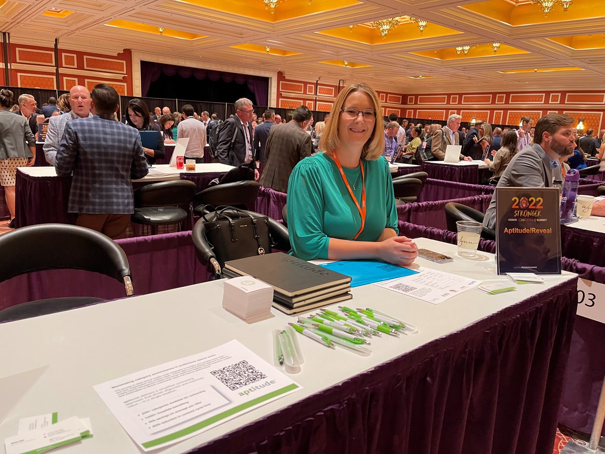 aptitudeLLC's tweet photo. Excited to share information about aptitude and Reveal at our Supplier Connect table. Stop by to see us at #VizientSummit! #healthcaretechnology https://t.co/yn52EKEWtj