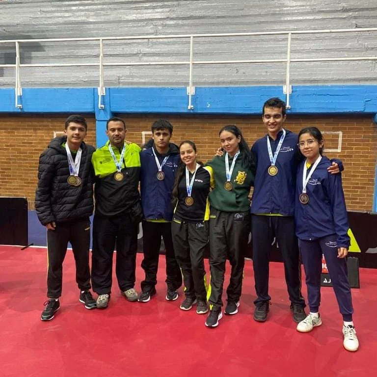 OsadiaSports's tweet photo. Con éxito culminó el  XX campeonato nacional de tenis de mesa categorías sub 15 y sub 21 en Madrid Cundinamarca. Risaralda deja un balance positivo al conseguir 1 medalla de plata y 5 de bronce
@Camiloarangoro @TUTOGOL @DiegoSalazarV9 @DuqueSecretario @Herreraj55 @MaoVidalGarcia https://t.co/gslxWhmbSe