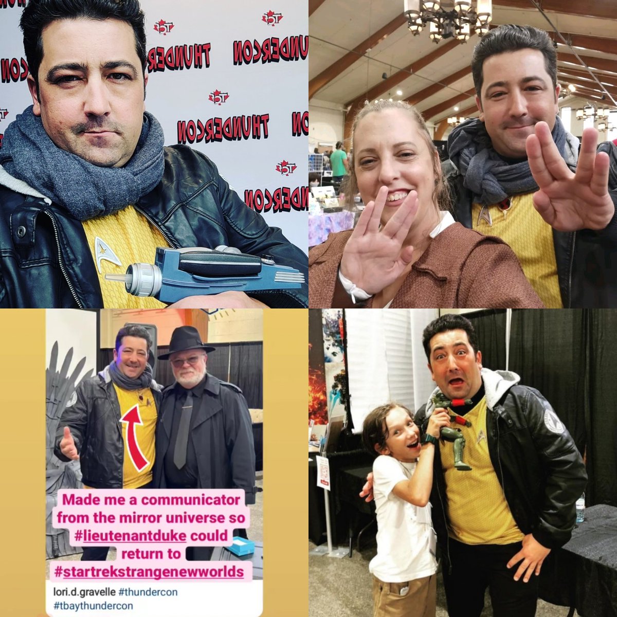 theTeddySmooth's tweet photo. So much fun at @TBayThunderCon !
Thanks to all the fans who showed #lieutenantduke so much love this past wknd!
@StarTrek
#StarTrekStrangeNewWorlds
#mirroruniverse
#livelongandprosper https://t.co/Mz1LuY1QPn