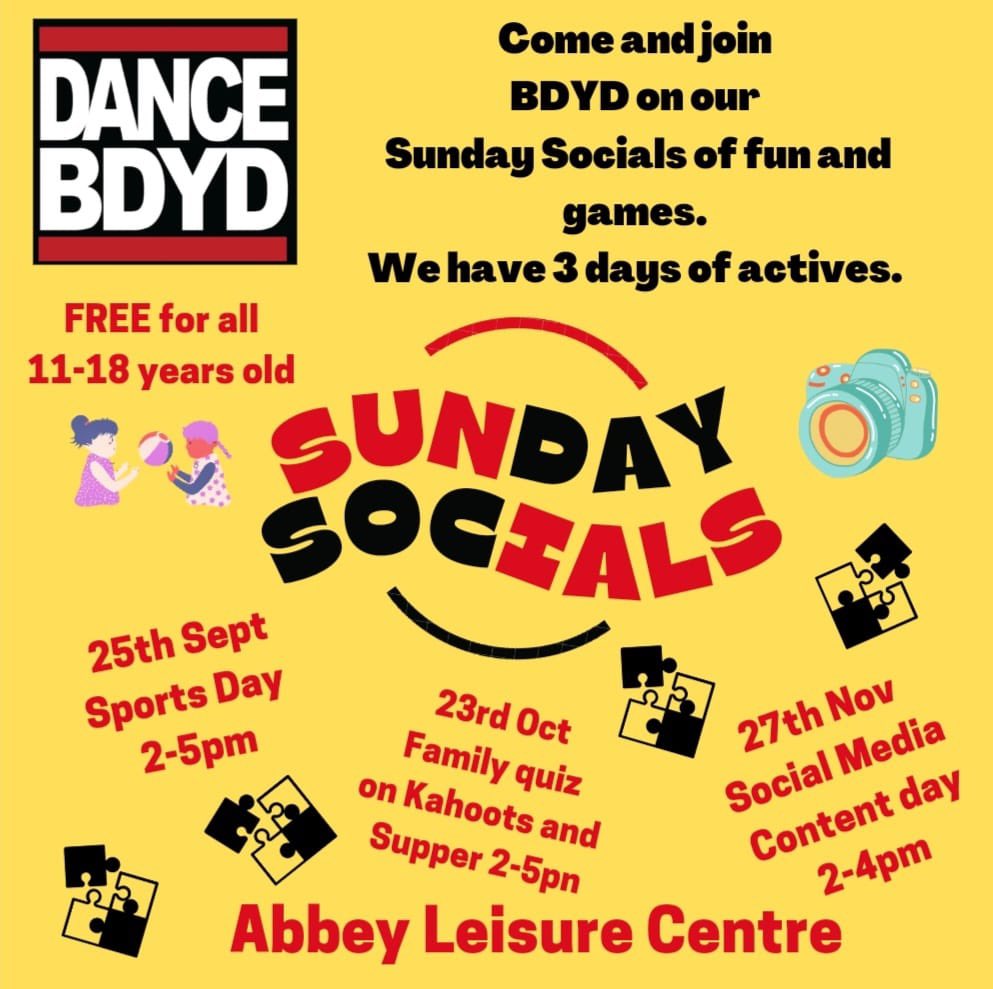 BDYD’s #sunday #social 🎯Aged between 11-18? 🎯 Want to have fun with like minded people? Why join us once a month at our Youth Sunday Social. • Everyone welcome.