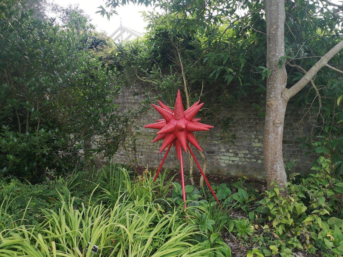 emilyobyrne1's tweet photo. A busy morning today we brought our granddaughter to Sculpture in Context in the Botanic Gardens in Glasnevin, she had a ball as did we. Lots of beautiful work including this piece by Michelle Maher @ceramicforms https://t.co/47ffIkbTIN