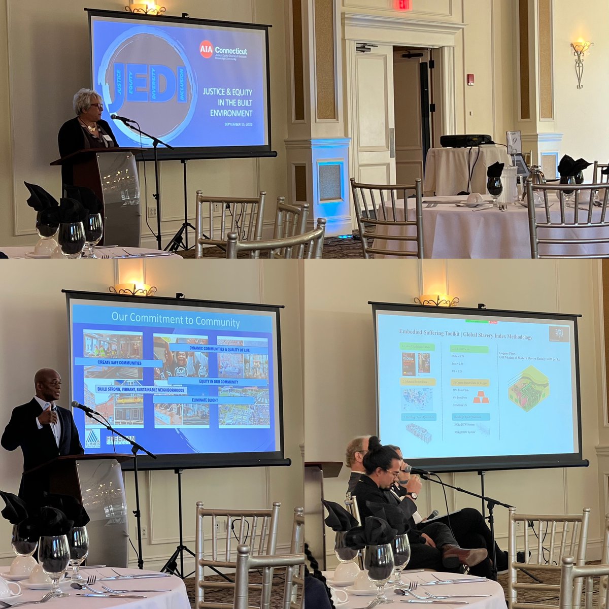 HoffArch's tweet image. Enjoyed hearing from Rohan Freeman, Natasha Espada, Sharon Prince, Phil Bernstein, Edgar Alvarado &amp;amp; Ellen Feldman Ornato at the @AIAConnecticut #JEDI program!
#designforfreedom #ethicalsourcing #fairlabor @GraceFarmsCT @DFFMovement @FreemanCos @YaleArch @studioenee @BolderCompany