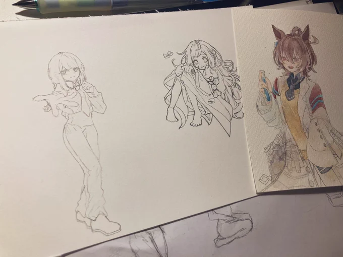 フォロワーの推し描くやつ遅れててスマソ。。。 