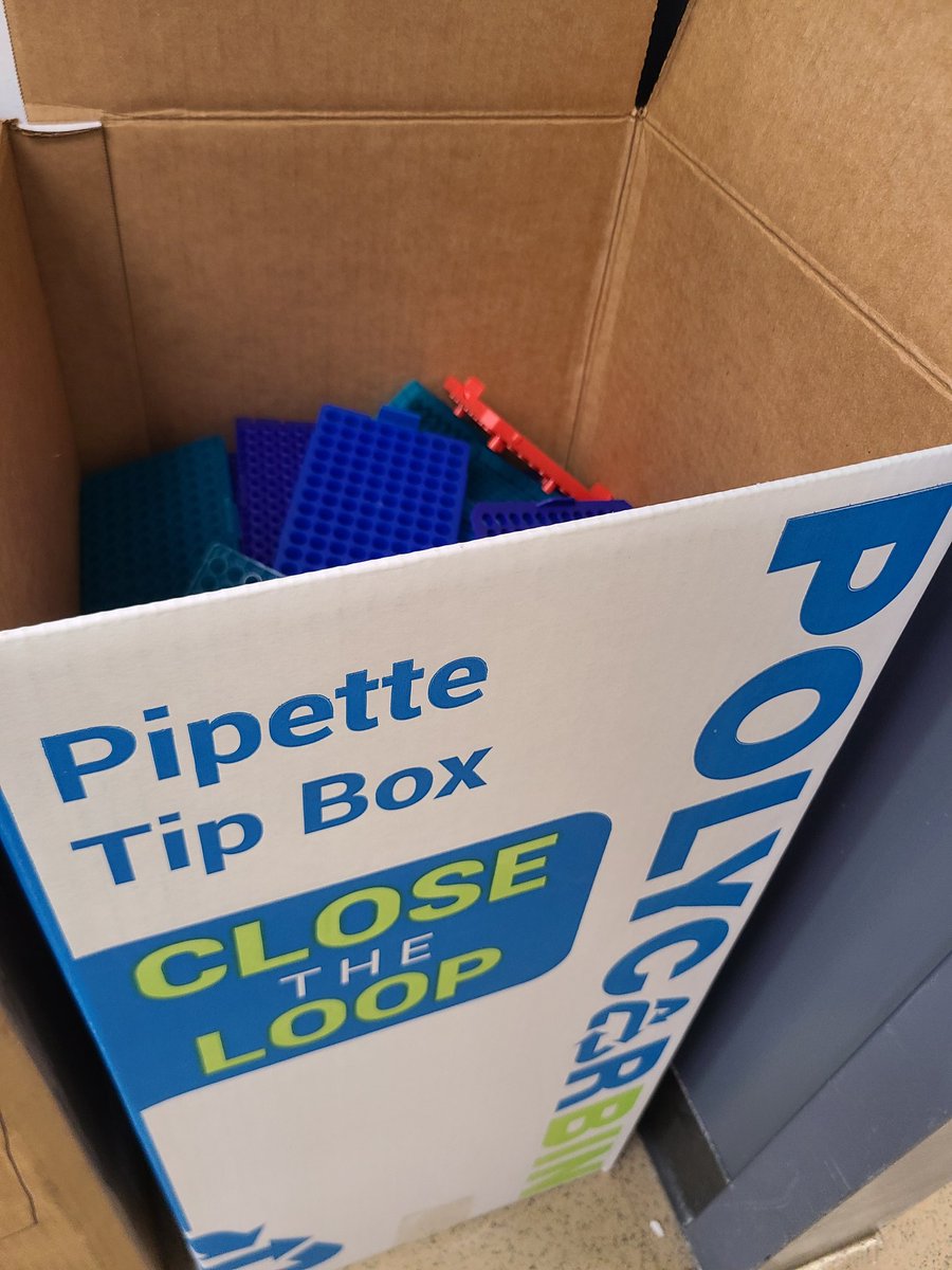 sesen_julie's tweet photo. Happy Recycle Week ♻️
Did you know that there are multiple ways to recycle pipette tip boxes?! I chose @polycarbin to close the loop and reduce plastic production & waste!
#RecycleWeek #GreenLabs #UntilEveryLabIsGreen https://t.co/RAdx0iXZj6
