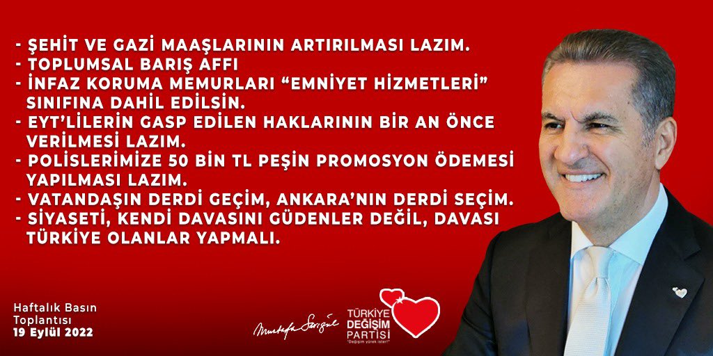 Mustafa Sarıgül (@m_sarigul) on Twitter photo 