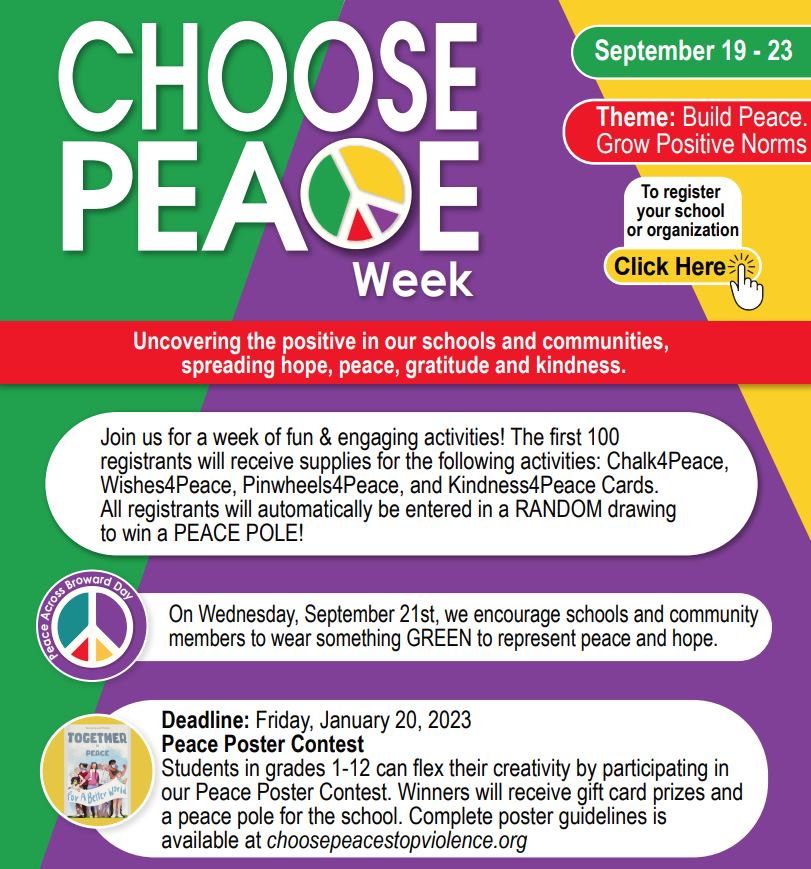 BooUrns742's tweet photo. ☮️#ChoosePeaceWeek #PinesLakes @PLEPanthers #MsMuroff🙂 https://t.co/mIHkkqxCFp
