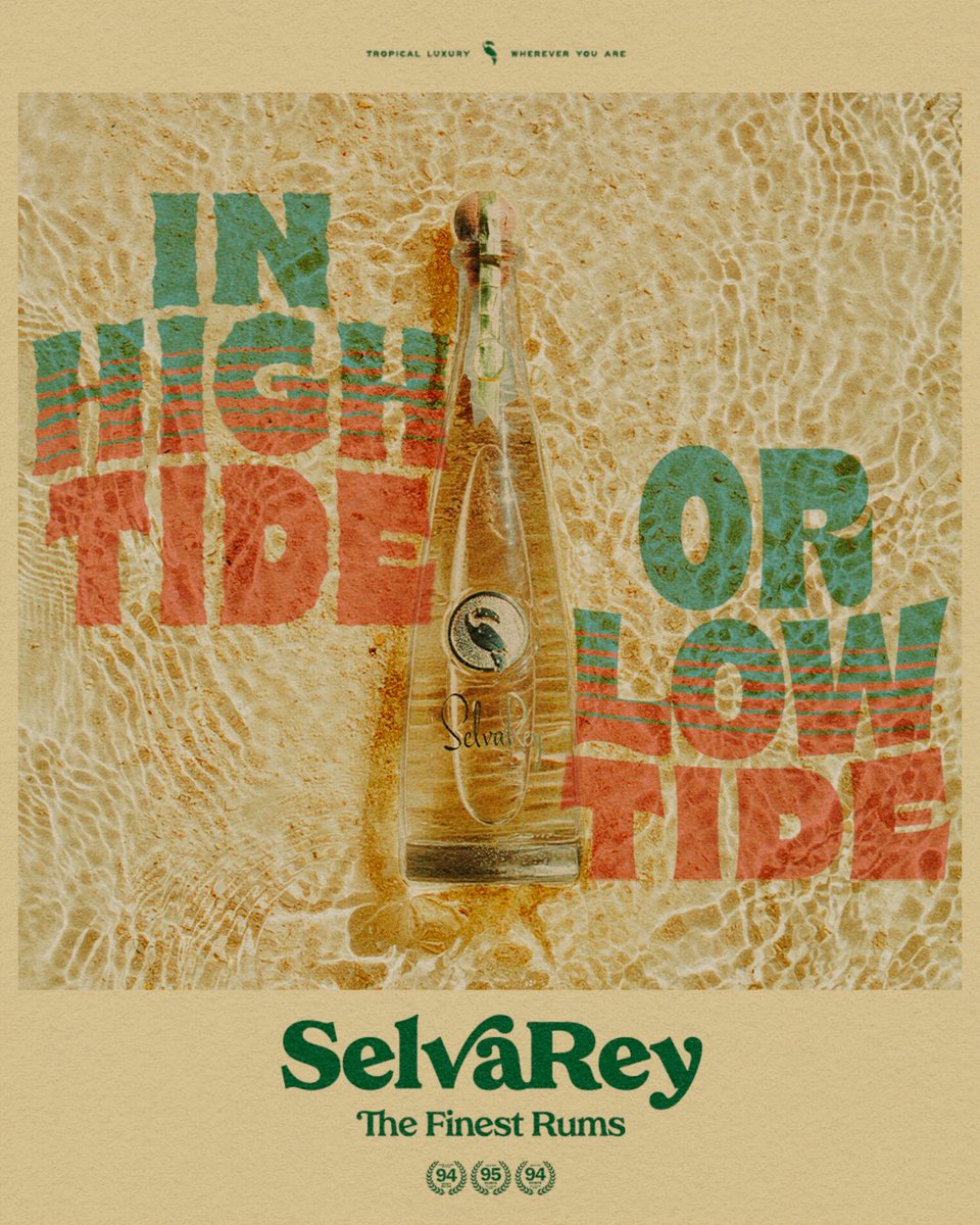 Message in a bottle: A silky smooth blend of 3 and 5 year old rums, aged in bourbon barrels and charcoal filtered. The highest rated white rum ever. #SelvaReyRum #TropicalLuxury #BeachWaves