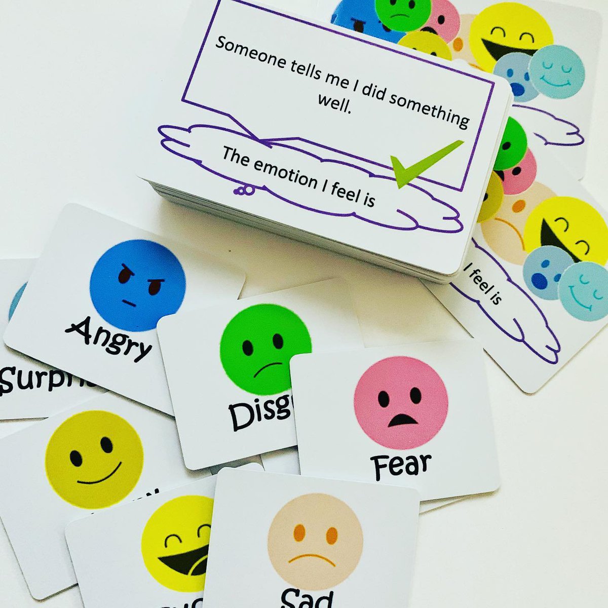StrengthCards_'s tweet photo. The Emotion I feel is...
24 Scenario cards & 8 Emotion cards, helping a child to recognise & understand emotions is an important part of their development.
https://t.co/KCVmSIOocK
#edutwitter #teachers #teacherstuff #resources #teachersresources #psed #psedresources https://t.co/Ie9QCes6uo