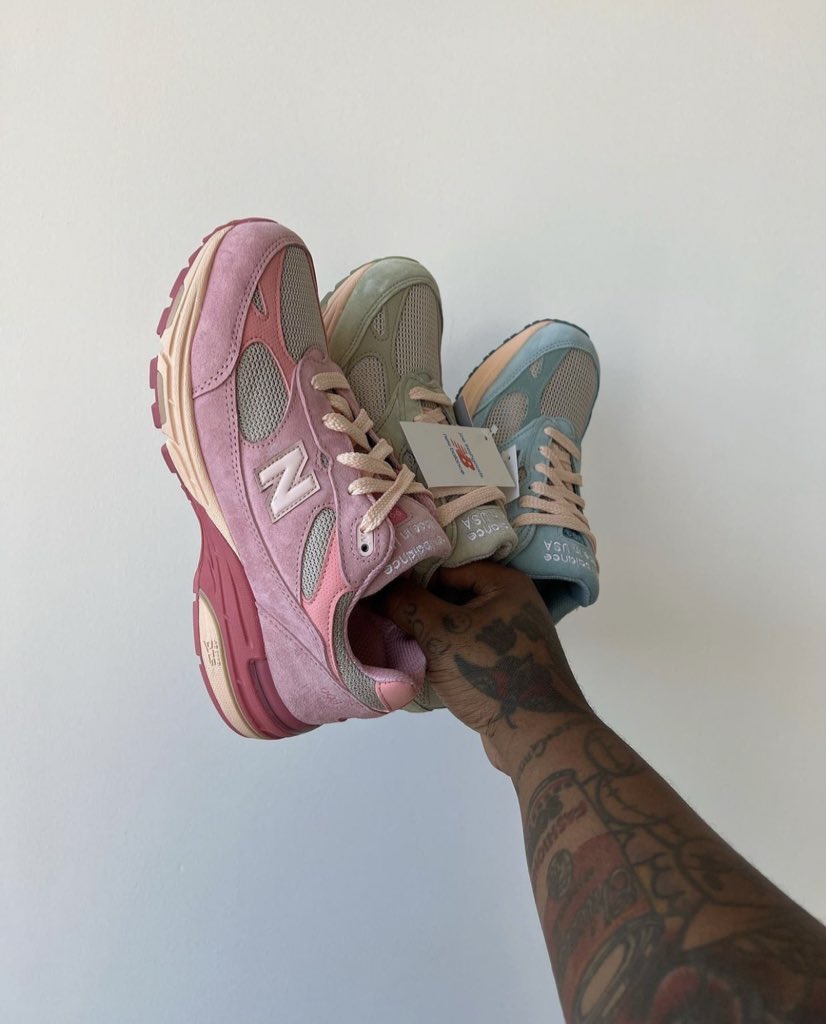 snkr_twitr's tweet photo. 👀Coming soon: JFG x New Balance 993 4th installment 

📷 @JoeFreshgoods https://t.co/MHoUHoKEMm