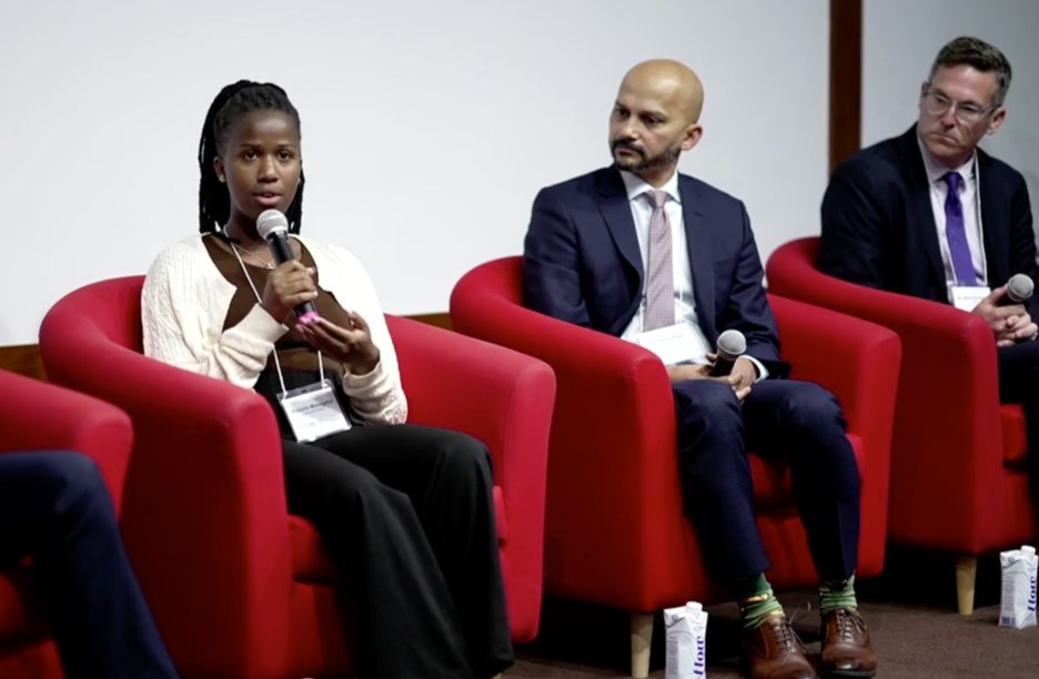 HelmsleyTrust's tweet photo. Thank you @PaladieK &amp; @aaronjkowalski for sharing your impactful stories about living with #T1D &amp; shining a light on the challenges people living with #NCDs face accessing care.

By recognizing the power of lived experience, we can compel others to act. #PENPlusInAction https://t.co/0faIq35Rrm