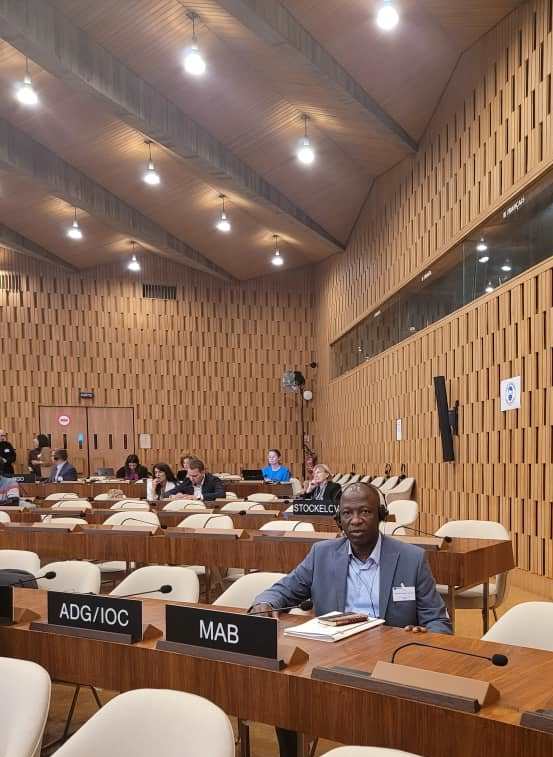 ProfAdepoju's tweet image. Attending the 12th Extraordinary Session of the World Commission on the Ethics of Scientific Knowledge and Technology (#COMEST) at @UNESCO Headquarters in Paris
@UNESCO_MAB @PDNigeria