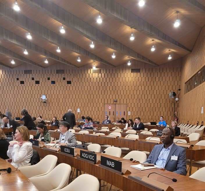 ProfAdepoju's tweet image. Attending the 12th Extraordinary Session of the World Commission on the Ethics of Scientific Knowledge and Technology (#COMEST) at @UNESCO Headquarters in Paris
@UNESCO_MAB @PDNigeria