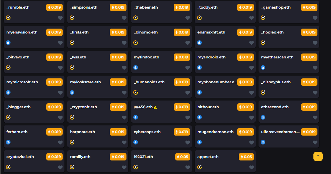 CryptoviralEth's tweet photo. Good names, good prices and good domains.#ETH   #Ethereum   #EthereumNFTs   #CryptocurrencyNews  #Cryptos   #cryptotrading  #cryptocurrency   #opensea   #OpenSeaNFT   #ensdomains   #Domains   #OpenSeaCommunity   #NFTs  #NFT  #looksrare  #DOA   #NFTGiveaways  #NFTsales https://t.co/jMrEdWmzLP