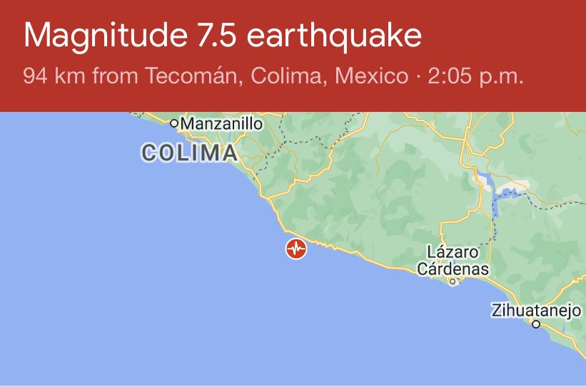 dan_lamberti's tweet photo. DEVELOPING: Powerful 7.5-magnitude #earthquake hits western #Mexico; #tsunami alert issued on the anniversary 

September 19, 1985
September 19, 2017
September 19, 2022

#PrayForMexico #Sismo https://t.co/Slmu8oSEnk