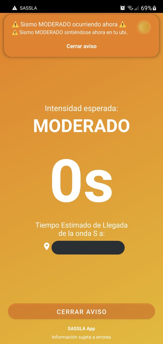 ANDR3M1_'s tweet photo. Muchísimas Gracias @SafeLiveAlert #SafeLiveAlert, me función muy bien la app tanto en el #SimulacroNacional2022 como en el reciente terremoto. https://t.co/M3PiLjAnjf
