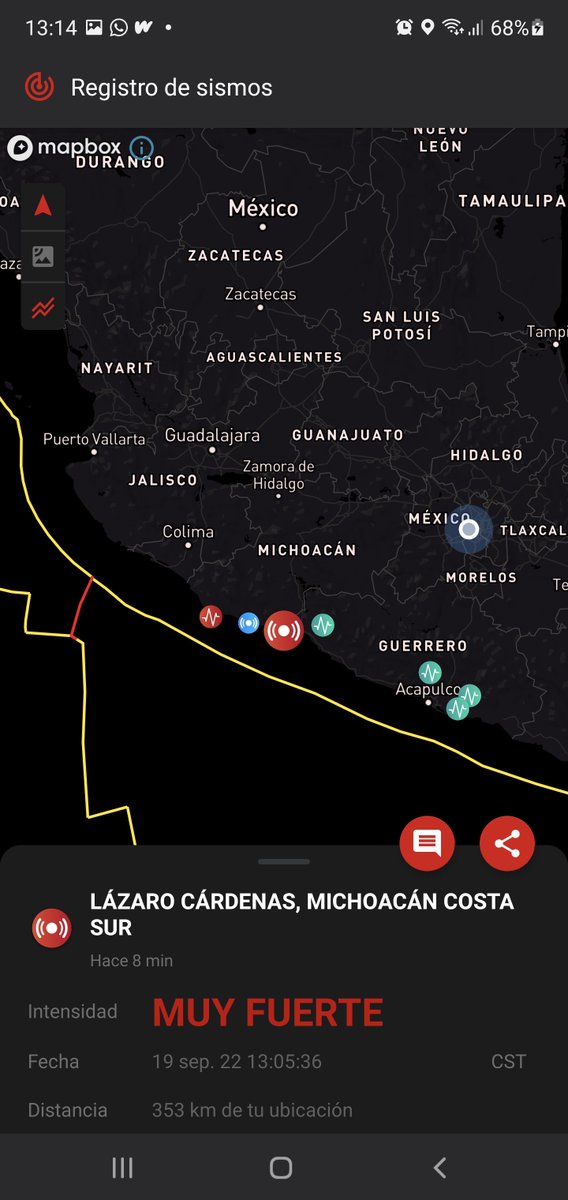 ANDR3M1_'s tweet photo. Muchísimas Gracias @SafeLiveAlert #SafeLiveAlert, me función muy bien la app tanto en el #SimulacroNacional2022 como en el reciente terremoto. https://t.co/M3PiLjAnjf