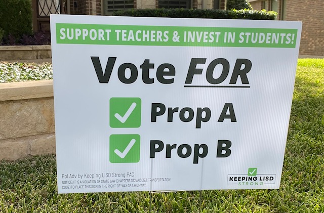 Get those signs up, y'all! #1LISD