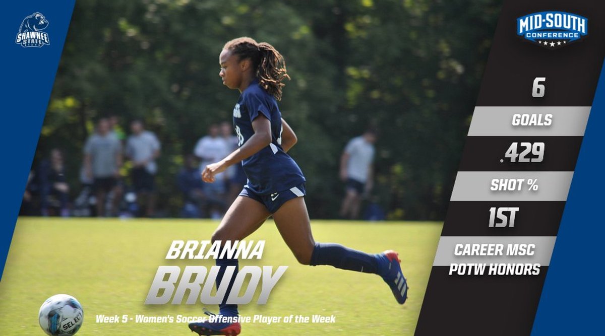 Congratulations to <a href="/SSUBears/">SSU Bears Athletics</a>' Brianna Brudy for earning MSC Women's Soccer Offensive Player of the Week!