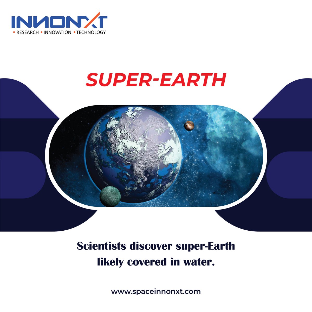 innonxt's tweet photo. Scientists discover Super-Earth likely covered in water.
.
.
.
 #spaceinnonxt #innonxt #research #innovation #innovations #technology #AdvancedTechnology #scientists #discover #discovery #SuperEarth #superearth #water https://t.co/IfaYKkb3RL