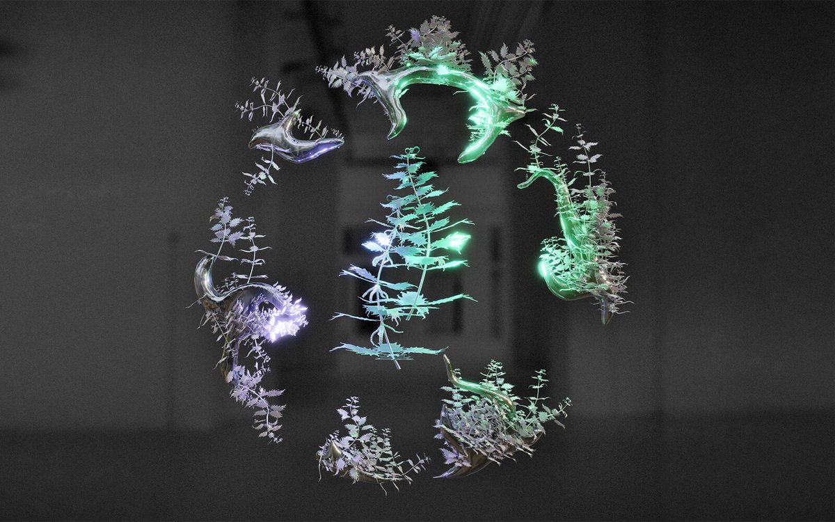HOLO_mg's tweet photo. @miriam_arbus @peertospace Images: Lauren Moffatt “(De)Composition” (2022), @ganttworks “Varigate, Variegated” (2022), @n_delap “Urtica Portal” (2022), @bennett_alison “Vegetal/Digital” (2020-) https://t.co/W5qvndSc35