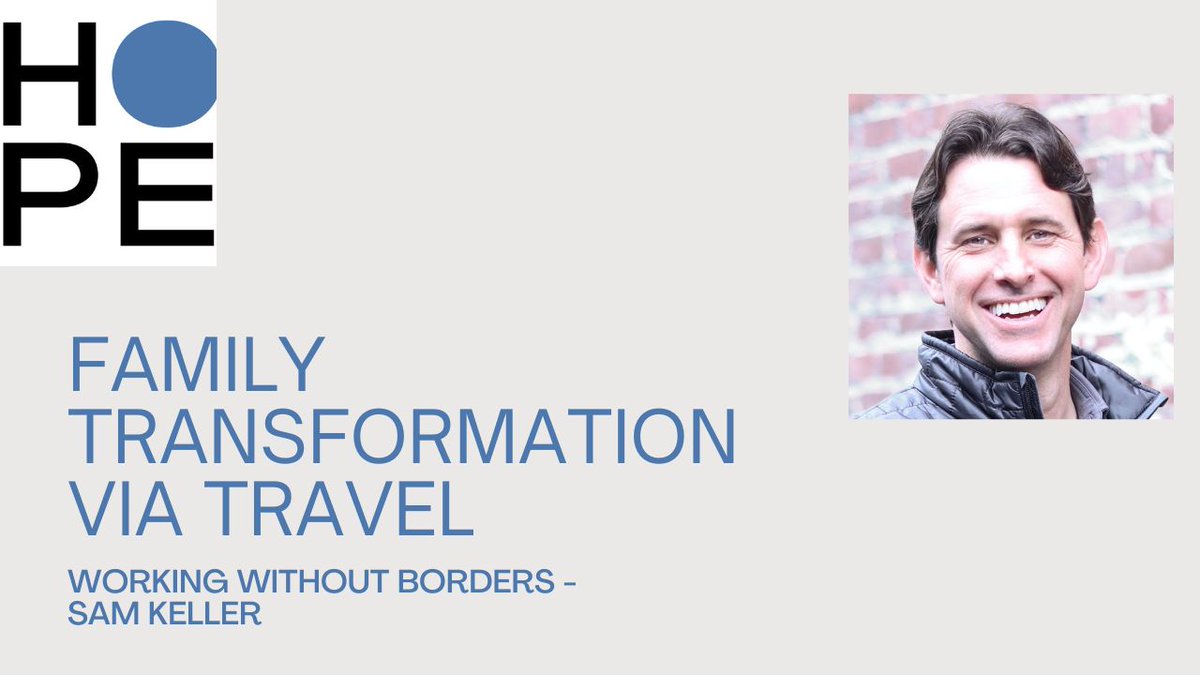 Hopescott's tweet photo. Inspiring #hopesparks spotlight interview with Working Without Borders https://t.co/w2ZknBtnvf. #familytransformation #educationinnovation @john_w_lee @LizzQuain https://t.co/Pzb9eO66O0