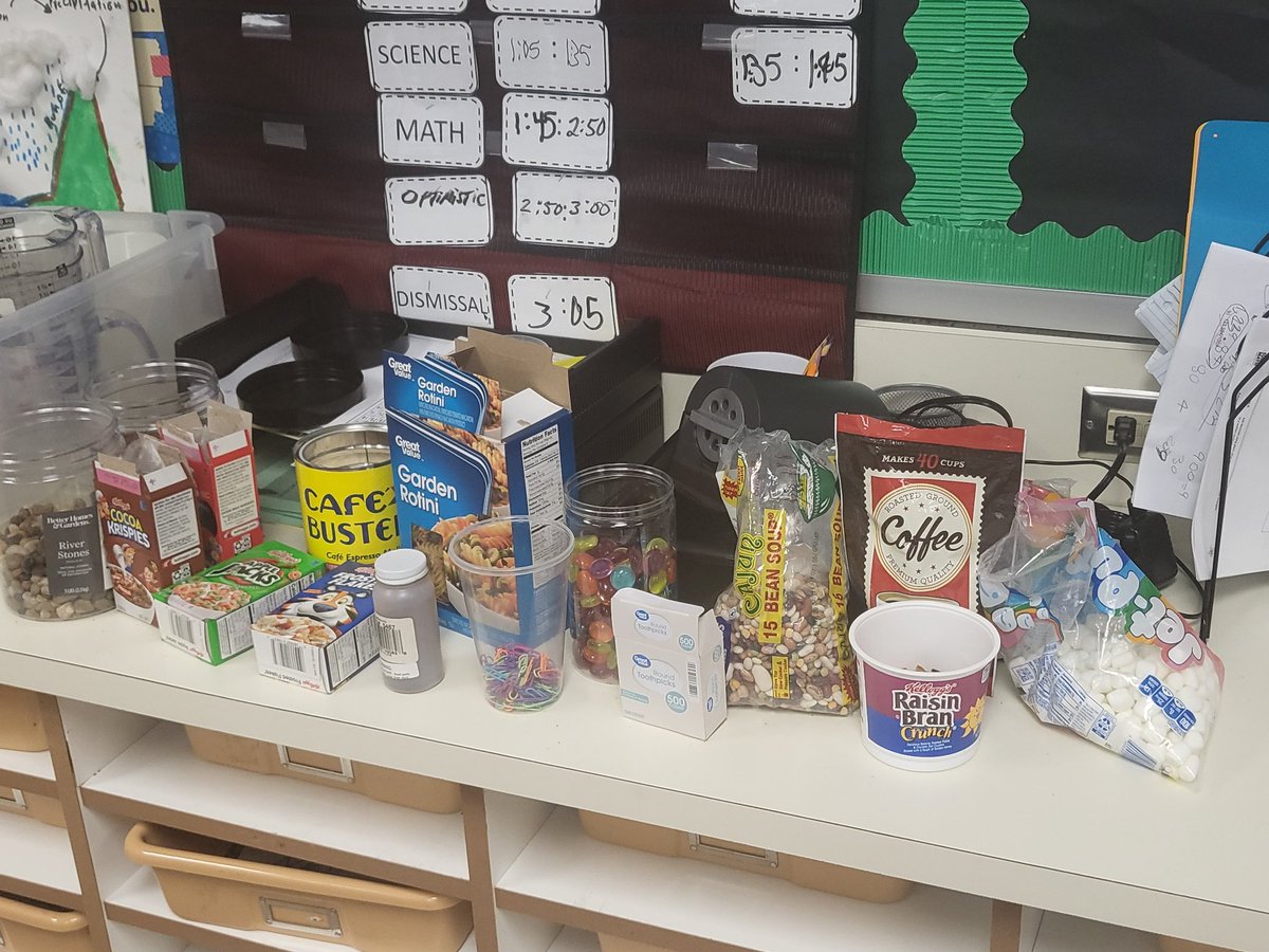 LaLlking's tweet photo. Is Mixture Day in @GuillermoLacom1  classroom today. Creating and investigating the physical properties of a mixture. @CypresswoodES @BakerDana2424 @TrentGJohnson #AldineConnected #teach4learning https://t.co/B2DYB2iwUk